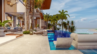 Premium villas with sea views on Talang