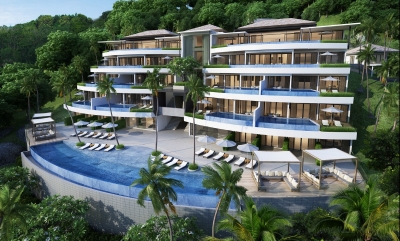 Luxury apartments with sea view in Surin