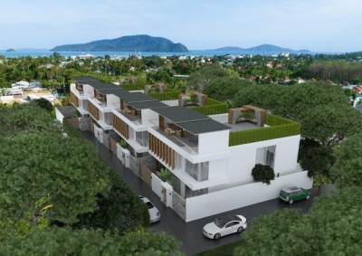 New villas for sale in a cozy residence in Rawai