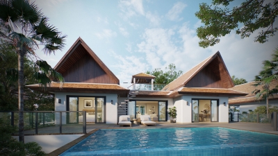 Luxury 4 bedroom villa 100 meters from Bang Tao Beach