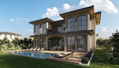 Modern two-storey 4-bedroom villas in Chalong