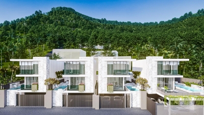 Exclusive villas with pool for investment in Kata