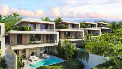 Phuket Villa complex at the foot of the mountains