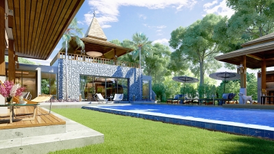 Luxury balinese villas in Bang Tao Beach
