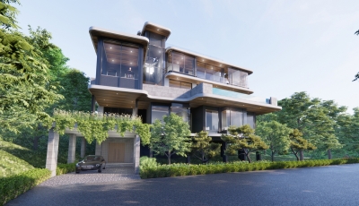 Luxury villas in a new residence 450 meters from Naithon Beach