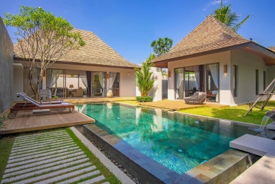 Luxury Balinese Style Villas with 2 and 3 Bedrooms on Bang Tao Beach